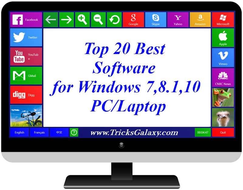 Top Best Softwares for Windows PC